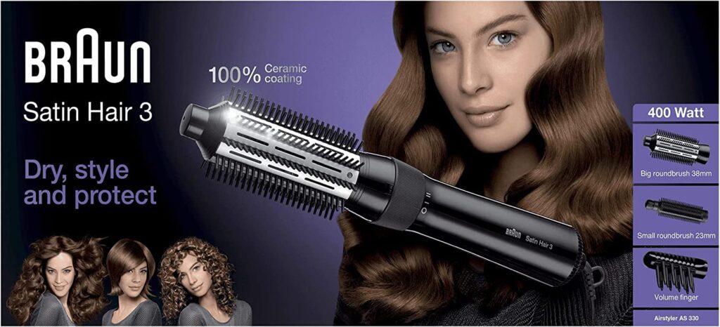 Braun Cepillo Secador satin hair 3 AS330 para todo tipo de cabello